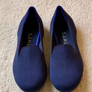Rothy's Navy Blue Loafers SZ 6